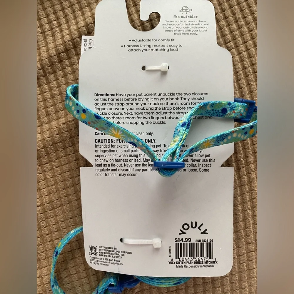 Youly “The Outsider” Kitten Harness Set